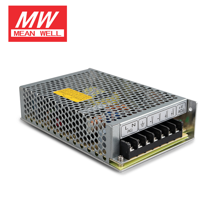 Mean Well NES-100-5 DC5V 100Watt 20A UL Certification AC110-240 Volt Switching Power Supply For LED Strip Lights Lighting Mean Well NES-100-5 DC5V 100Watt 20A UL Certification AC110-240 Volt Switching Power Supply For LED Strip Lights Lighting